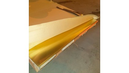 лист латунный ГПРХХ 9x1000x2000 мм ЛС58-2 купить в Красноярске
