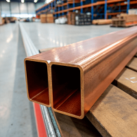 Труба медная профильная прямоугольная ДПРНМ 15x10x2 мм МНЖ5-1 ТУ 48-21-295-82